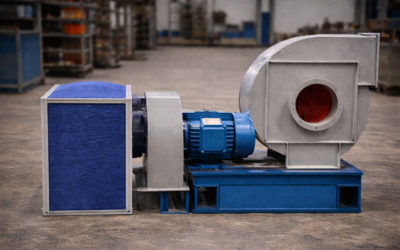 Ventilación forzada para motores eléctricos