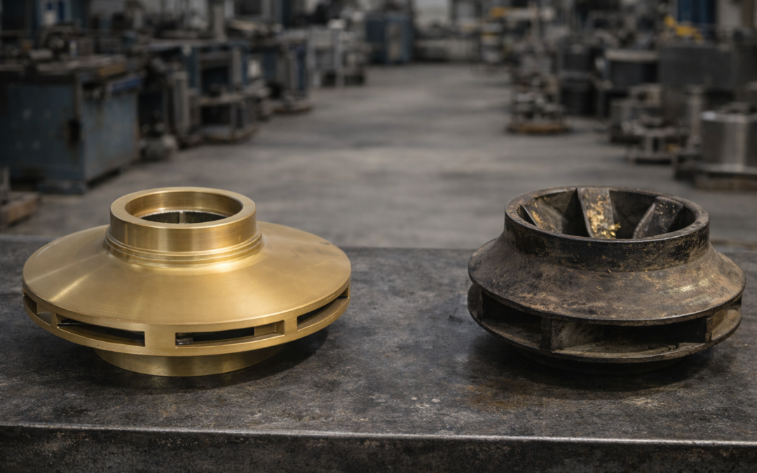 Problemas con bombas de agua industriales: alerta al impulsor