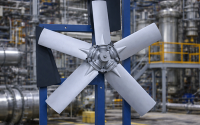 Aspas de aluminio para ventiladores industriales resistentes