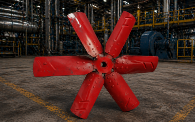 Material para hélices de ventilación industrial: metal vs poliamida